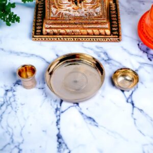 Mini Kansa Pooja Set – Compact & Sacred Ritual Kit | Set of 3