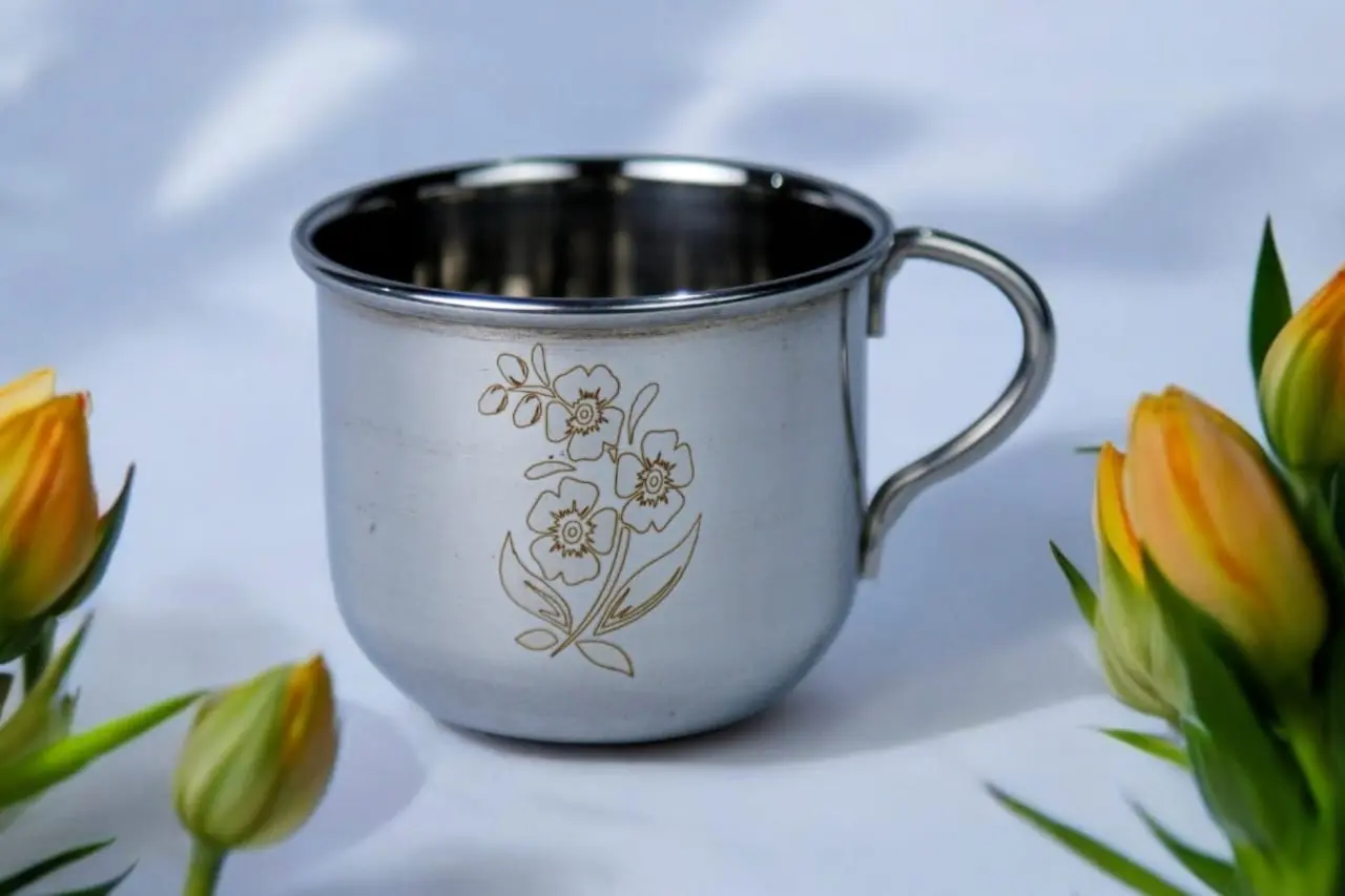 Classic Stainless Steel Tea Cup – Durable & Elegant Cup for Daily Use and Travel | Coffee and Tea Cup Set of 6 | 130 ML - Image 9