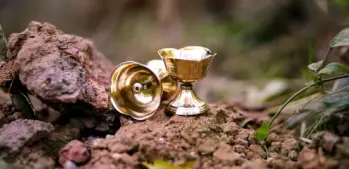 Traditional Brass Akhand Diya – Eternal Flame Oil Lamp for Puja & Spiritual Rituals | Set of 2