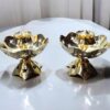Traditional Brass Agarbatti Stand – Incense Holder with Ash Catcher for Puja, Meditation & Home Fragrance | Set of 2