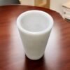 Handcrafted White Marble Stone Glass – Elegant Natural Drinkware for Everyday Use & Decor | 300 ML