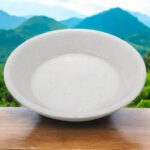 Original White Marble Stone Plate | Handcrafted Traditional Plate for Puja, Décor & Serving
