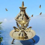 Traditional Brass Bhukhavdas Diya | Incense Burner for Pooja & Aromatherapy