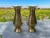 Handcrafted Pure Brass Flower Vase – Elegant Home Décor Accent | set of 2